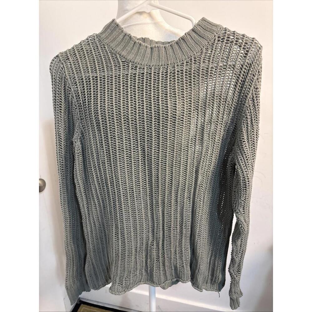 Frame Open Knit Olive Sweater Small NWOT